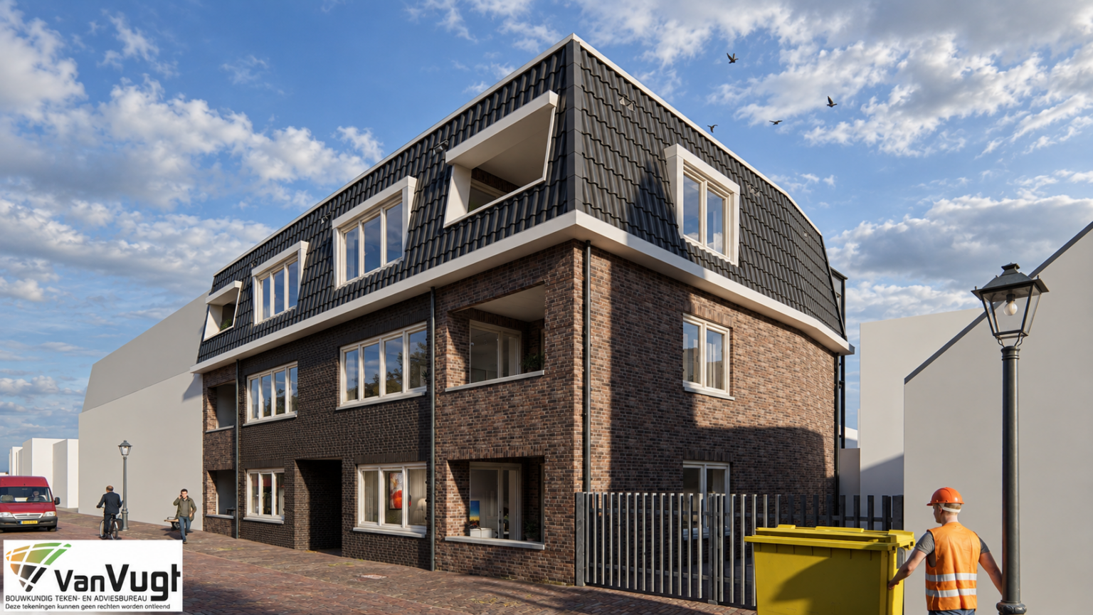 Nieuwbouw 6 appartementen, te Zevenaar